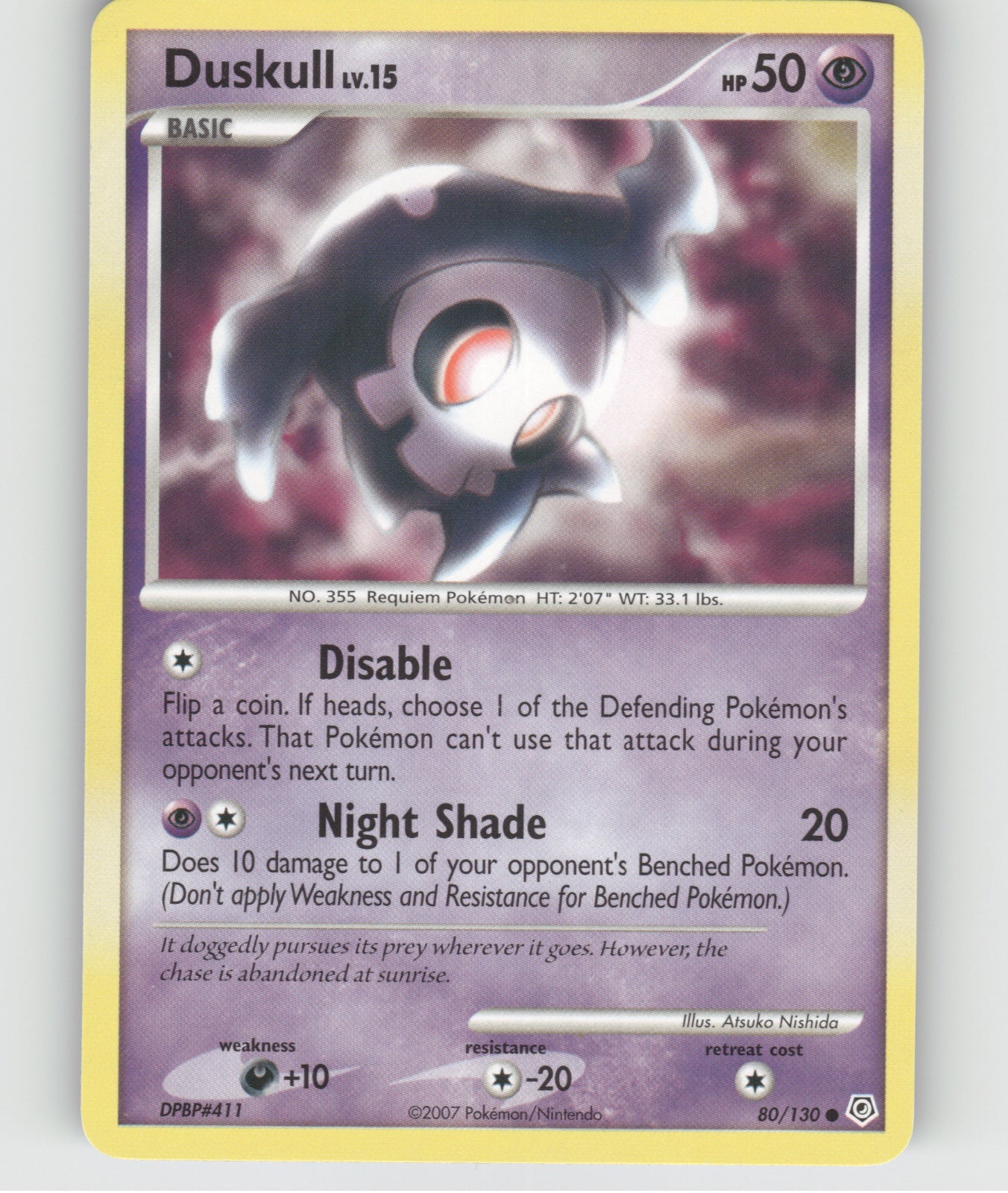 Duskull Common Diamond and Pearl 80/130 MP
