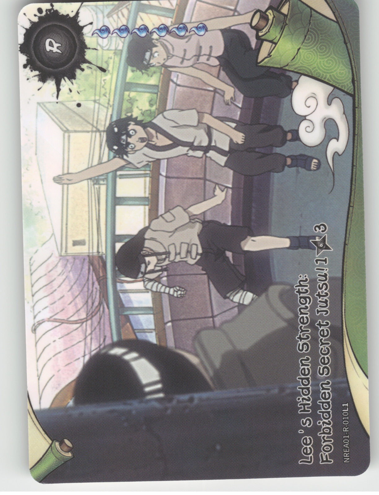 Lee'S Hidden Strength: Forbidden Secret Jutsu!\n1/3 Base R Earth Scroll Series 1 front
