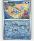 Squirtle Reverse Holo Common SV: Scarlet & Violet 151 007/165 NM
