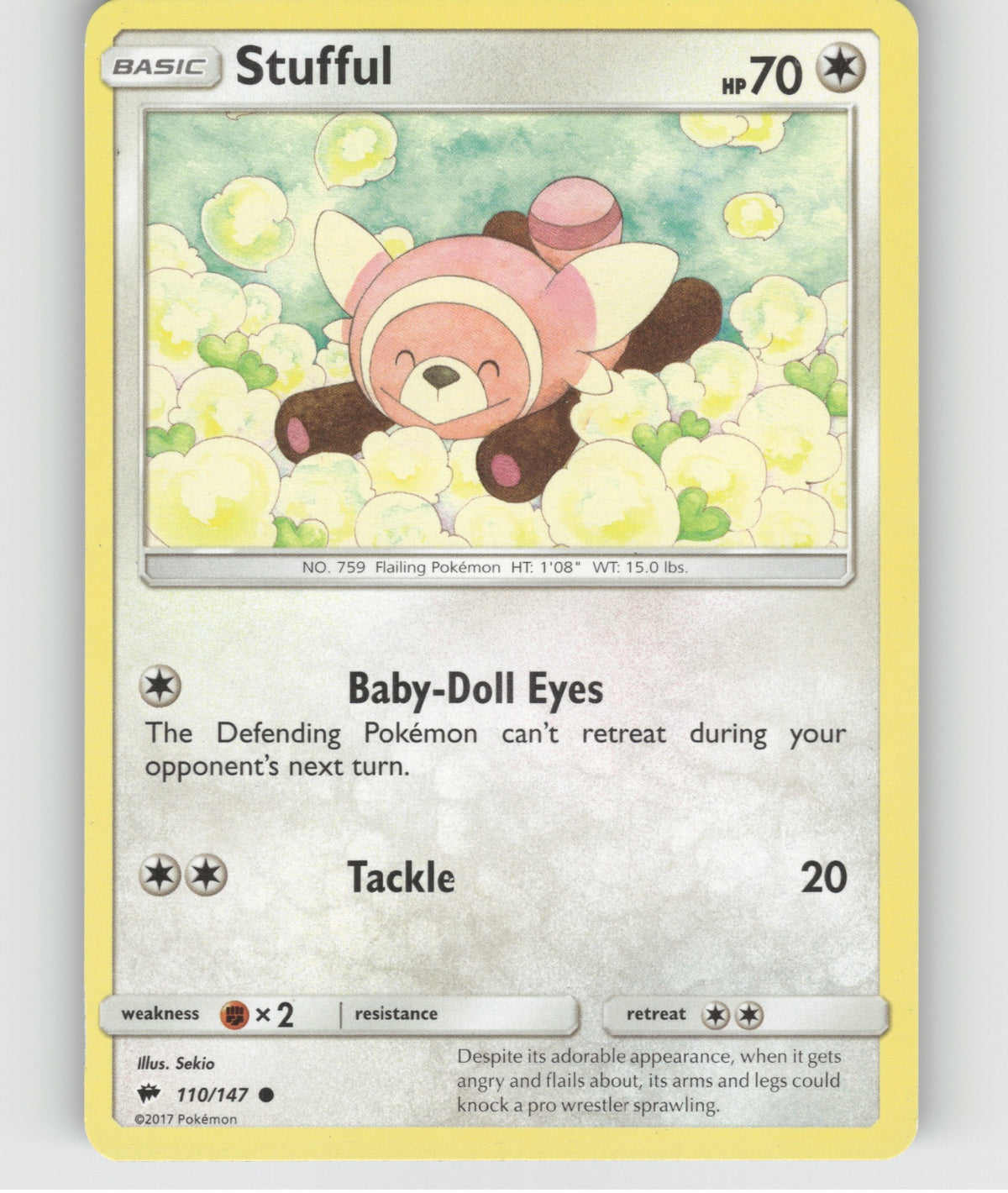 Stufful Common SM - Burning Shadows 110/147 NM
