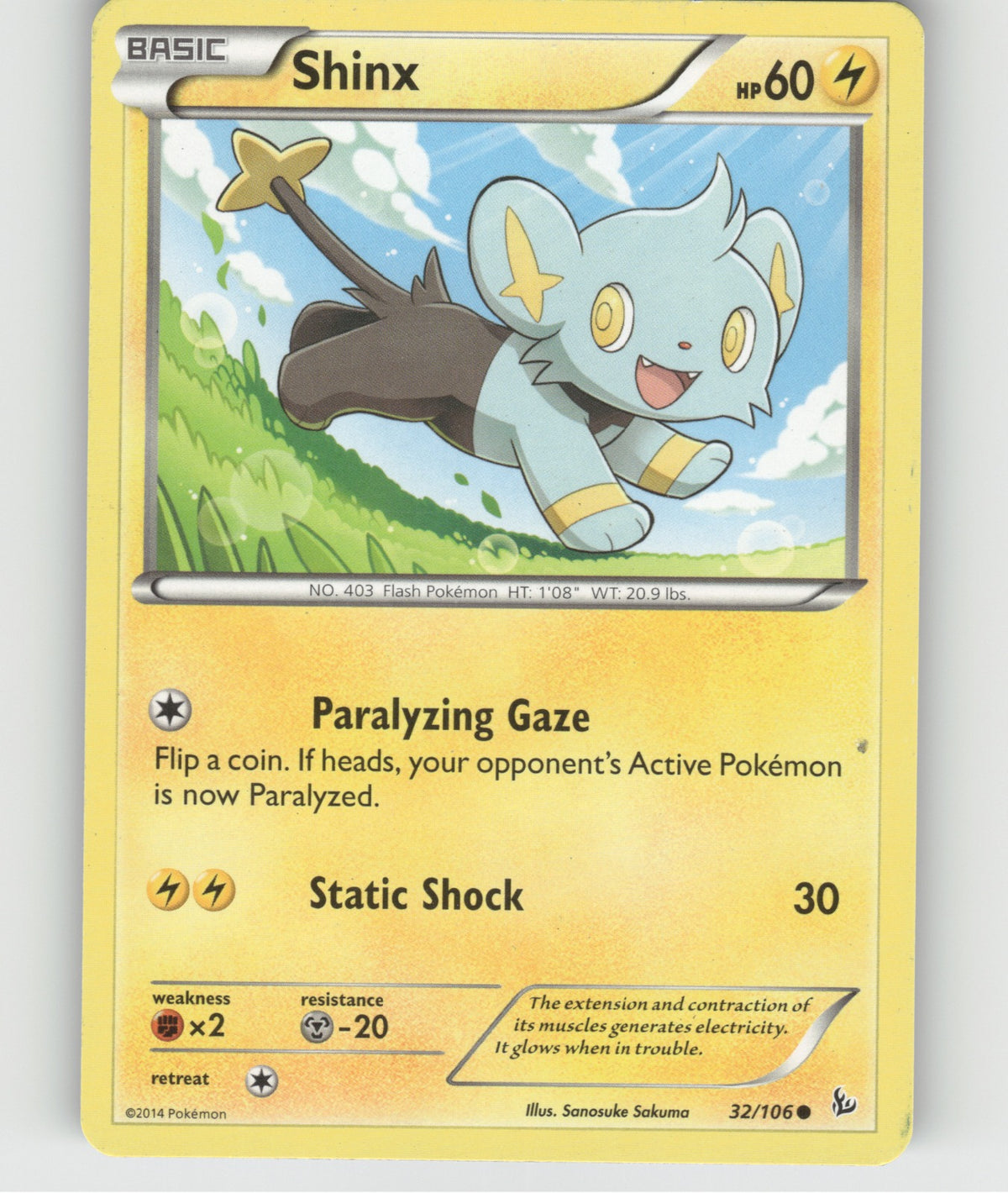 Shinx Common XY - Flashfire 32/106 NM