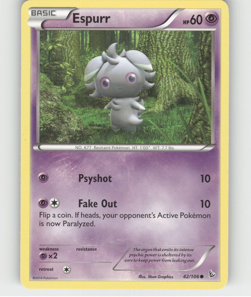 Espurr Common XY - Flashfire 42/106 NM
