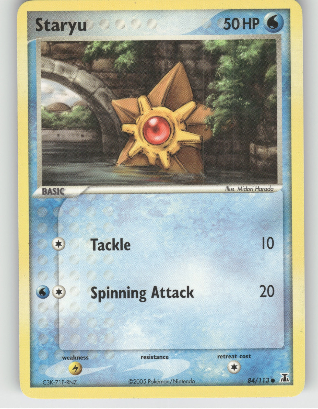 Staryu Common EX Delta Species 84/113 NM