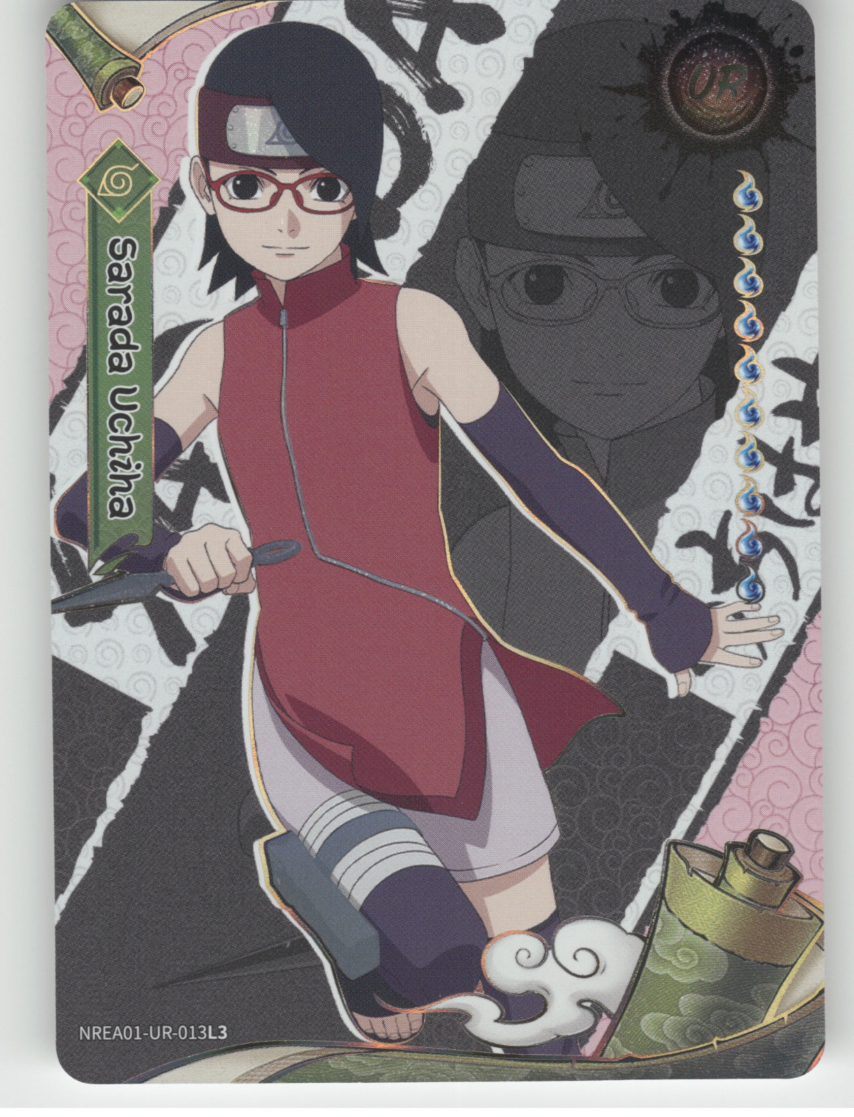 Sarada Uchiha Base UR Earth Scroll Series 1 013L3 NM front