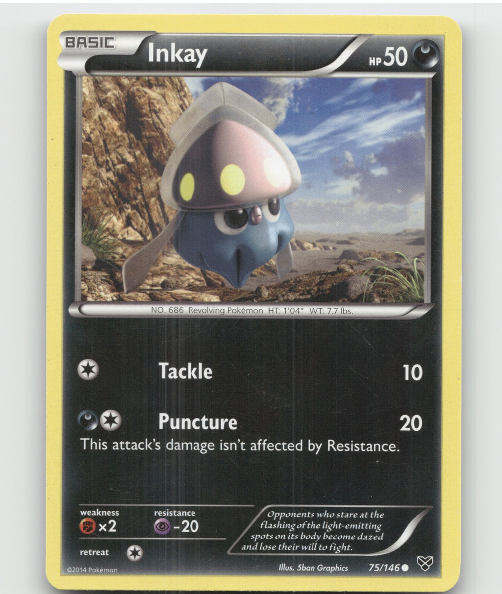 Inkay (75) Common XY Base Set 75/146 LP