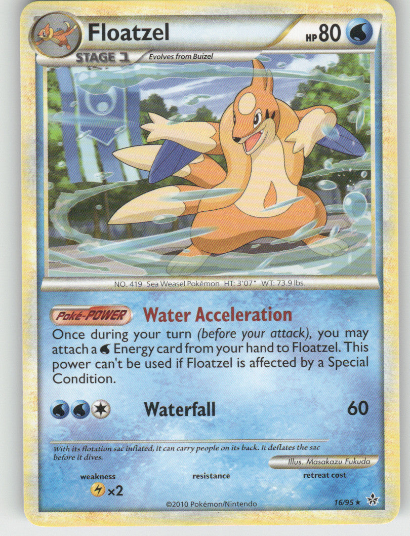 Floatzel Rare Unleashed 16/95 NM