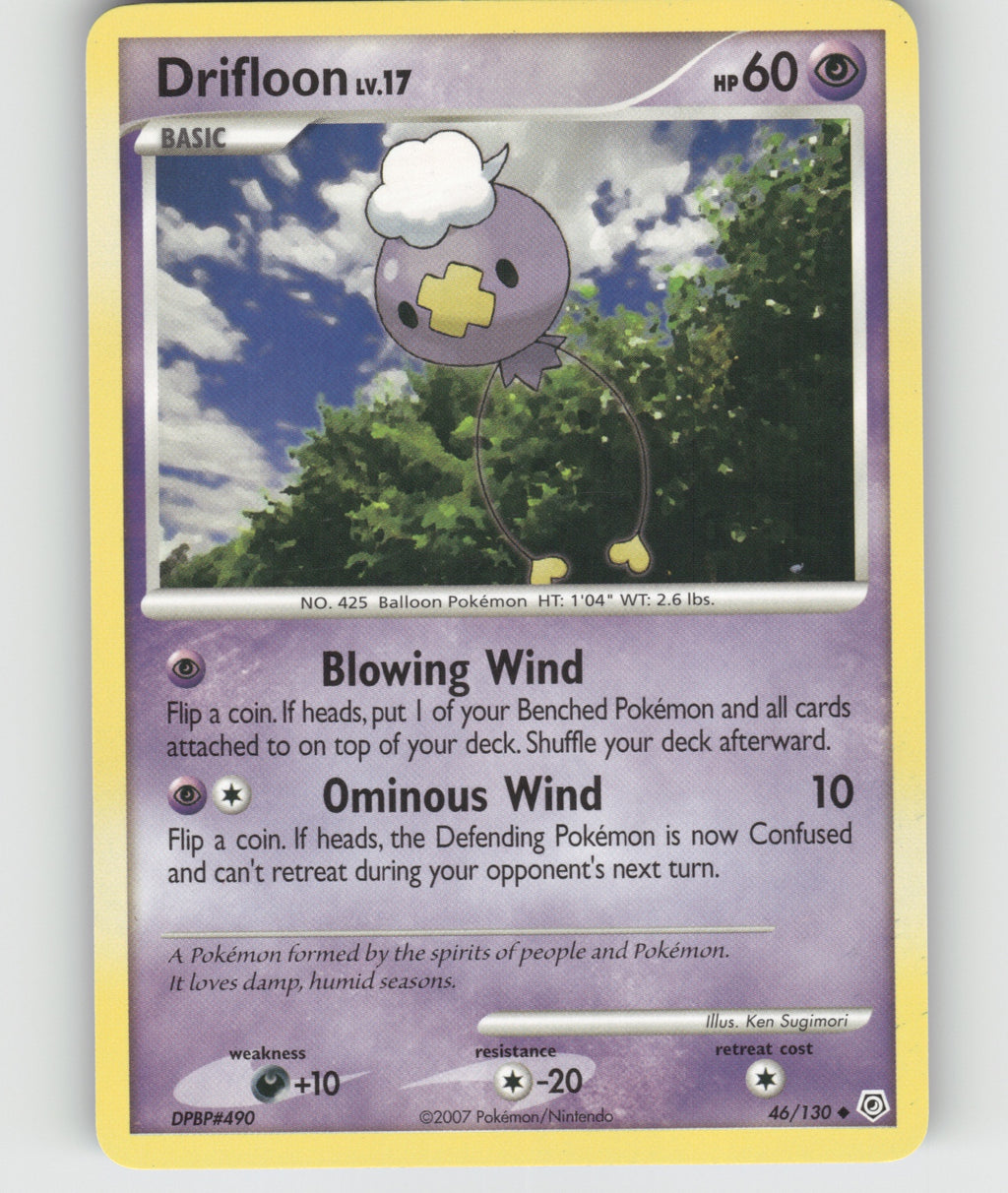 Drifloon Uncommon Diamond and Pearl 46/130 NM