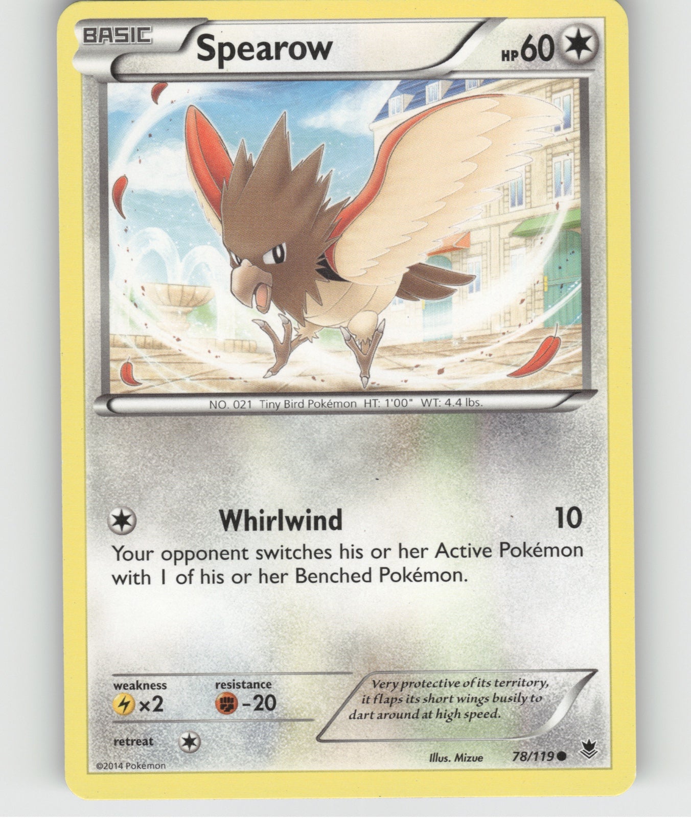 Spearow Common XY - Phantom Forces 78/119 NM