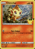 Chimchar Holo Promo McDonald's 25th Anniversary Promos 012/025 NM