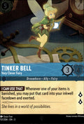 Tinker Bell - Very Clever Fairy Cold Foil  Into the Inklands 157/204 NM