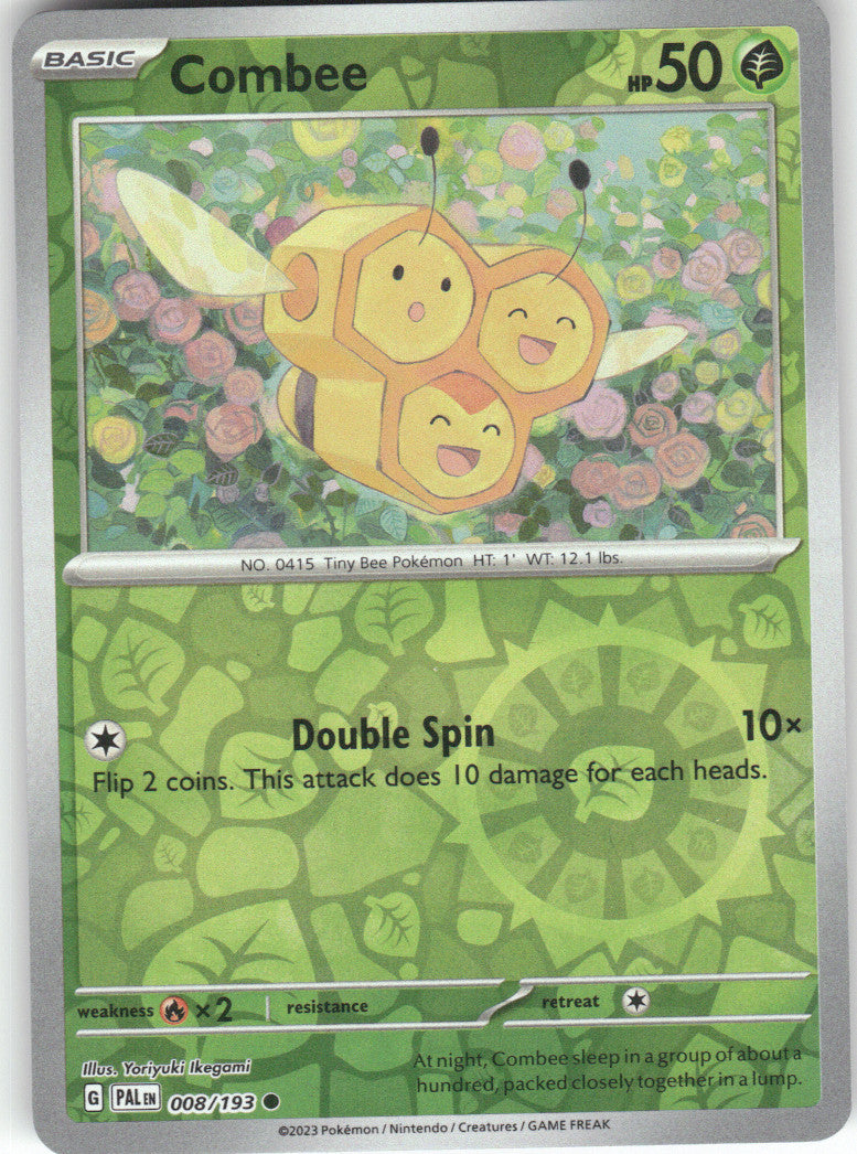 Combee Reverse Holo Common SV02: Paldea Evolved 008/193 NM