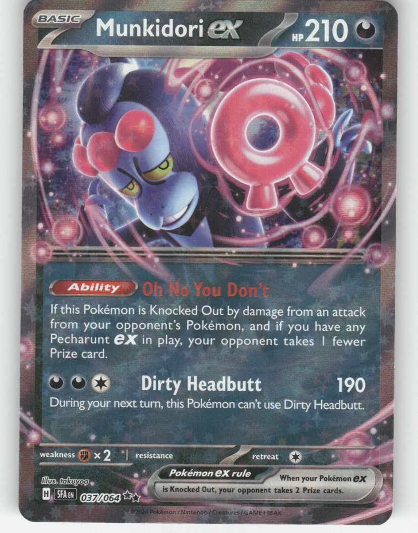 Munkidori ex - Holo Double Rare SV: Shrouded Fable 037/064 NM
