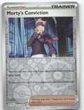 Morty's Conviction - Reverse Holo Uncommon SV05: Temporal Forces 155/162 NM
