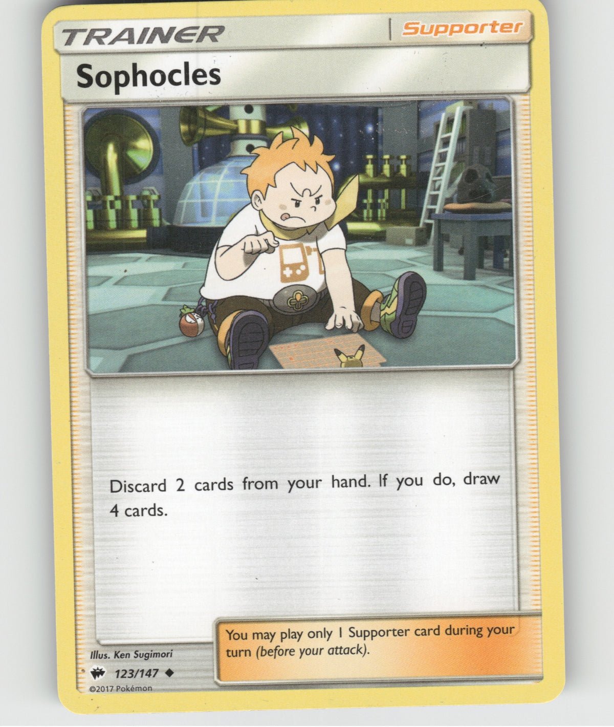 Sophocles Uncommon SM - Burning Shadows 123/147 NM