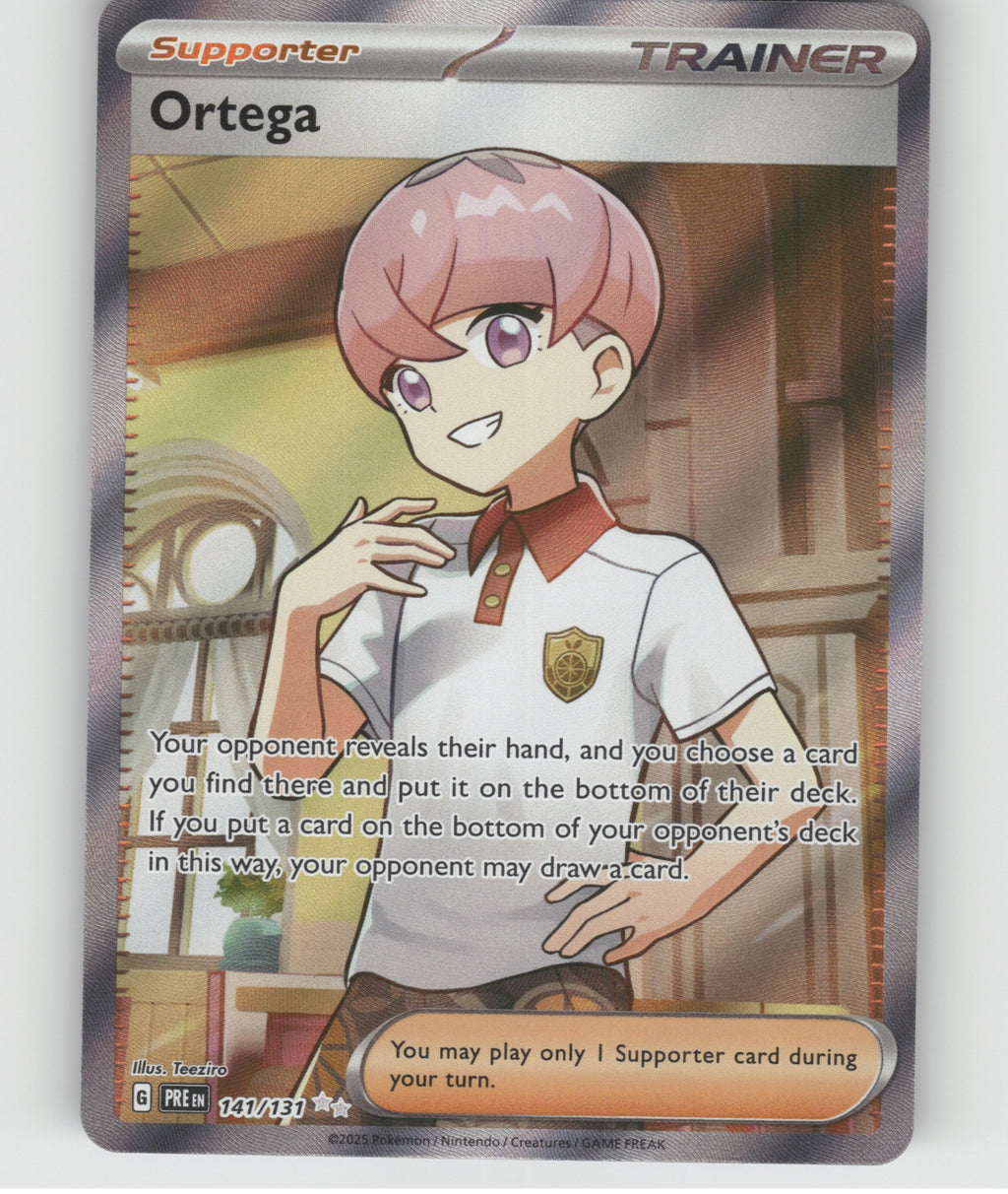 Ortega Holo Ultra Rare SV: Prismatic Evolutions 141/131 NM