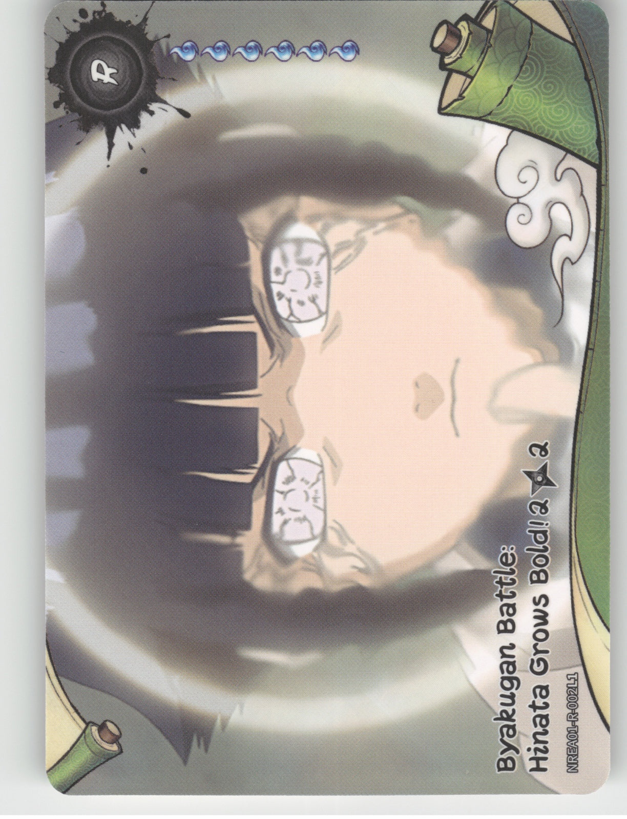 Byakugan Battle: Hinata Grows Bold!\n2/2 Base R Earth Scroll Series 1 002L1 NM front