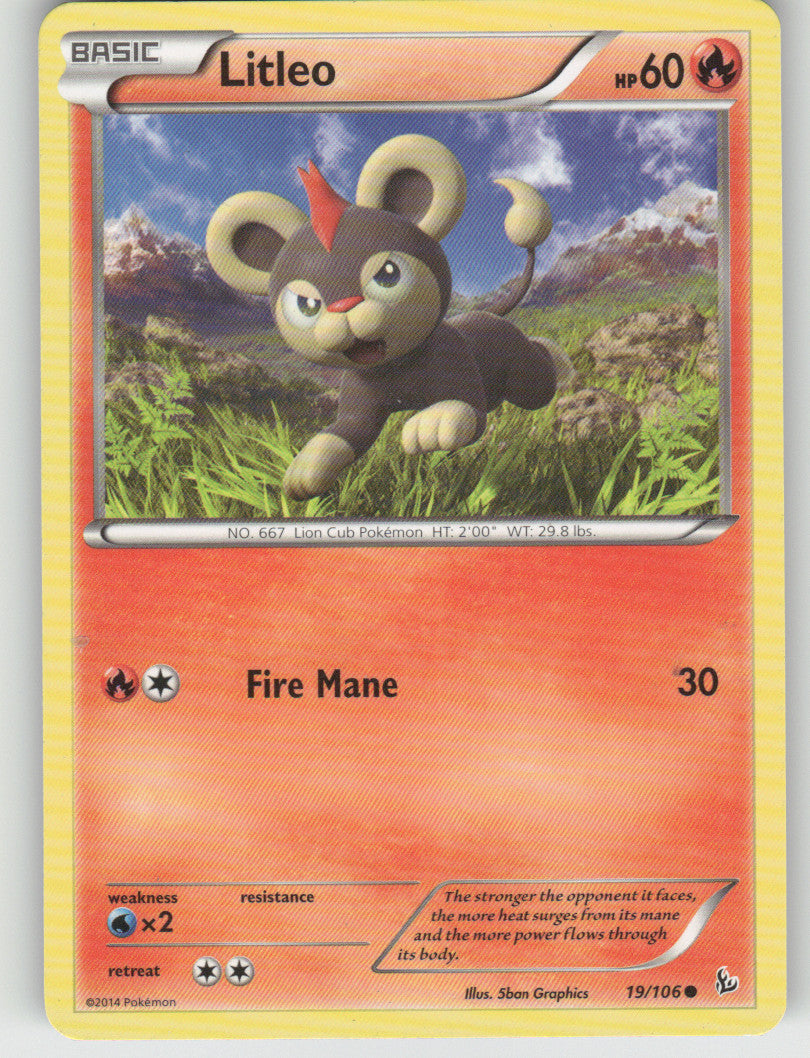 Litleo (19) Common XY - Flashfire 19/106 NM