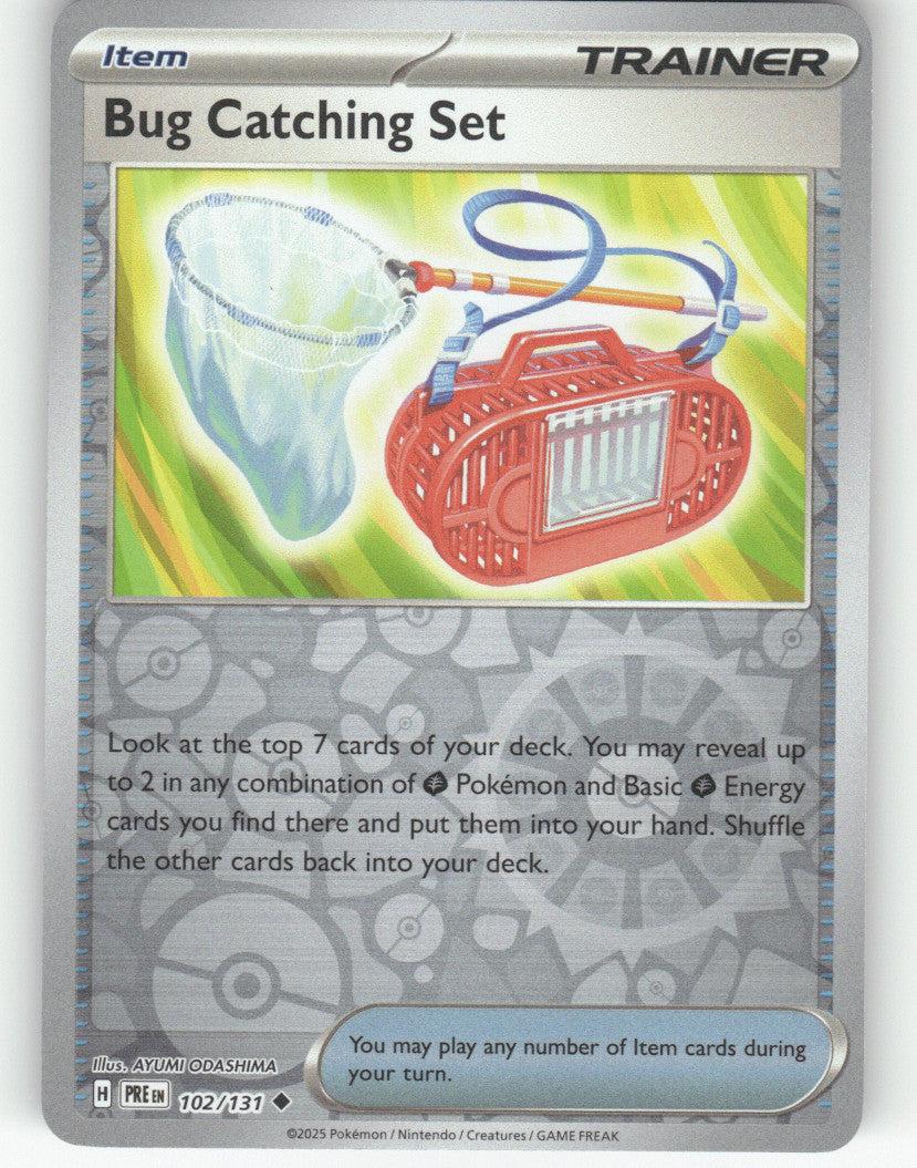 Bug Catching Set Reverse Holo Uncommon SV: Prismatic Evolutions 102/131 NM