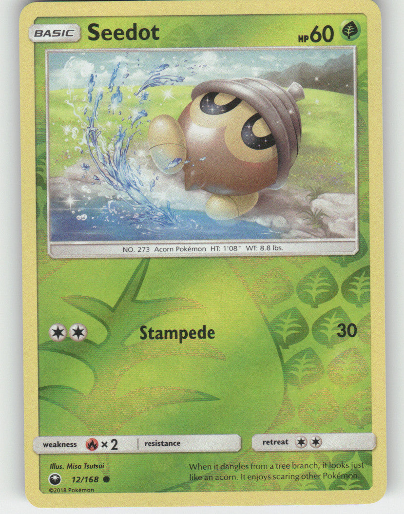 Seedot (12) Reverse Holo Common SM - Celestial Storm 12/168 NM