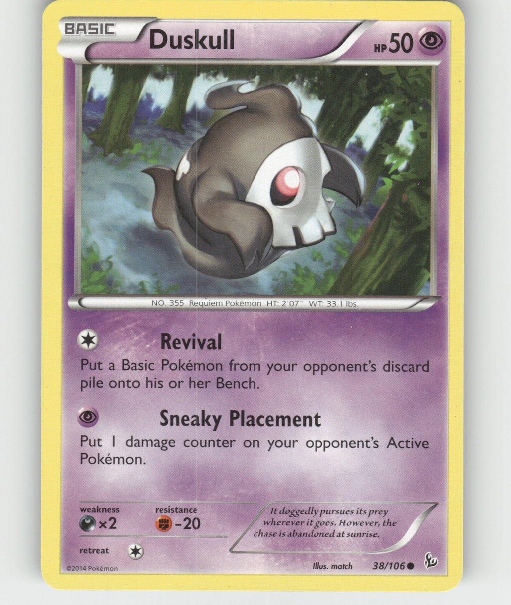 Duskull Common XY - Flashfire 38/106 NM