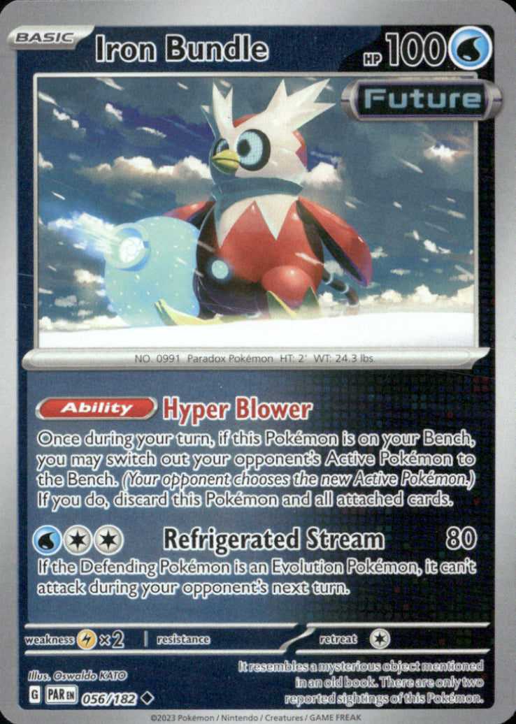 Iron Bundle Reverse Holo Uncommon SV04: Paradox Rift 056/182 NM