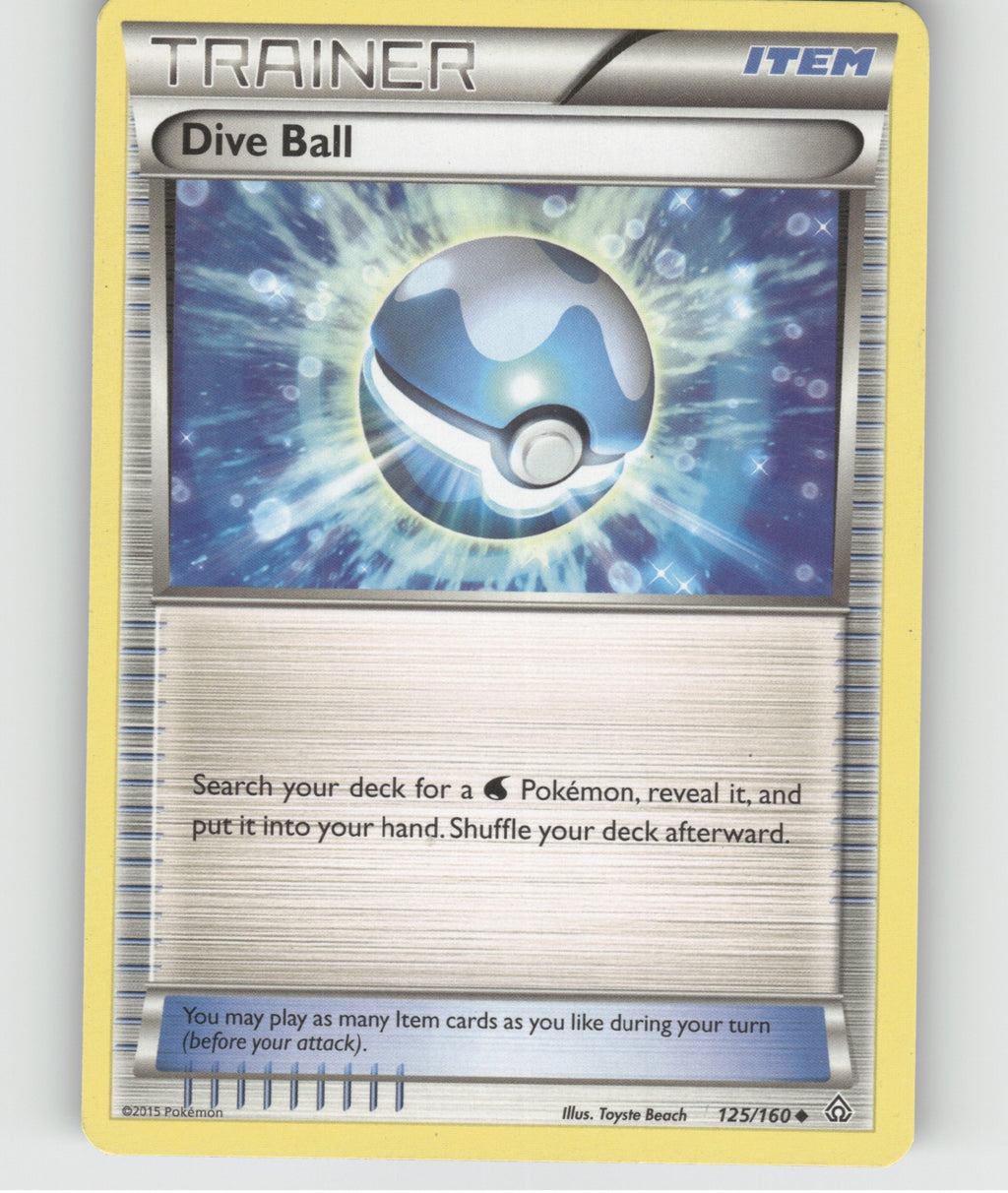Dive Ball Uncommon XY - Primal Clash 125/160 NM