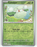 Cottonee Reverse Holo Common SV: Prismatic Evolutions 007/131 NM