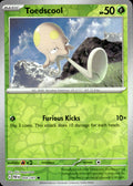 Toedscool Reverse Holo Common SV: Paldean Fates 004/091 NM