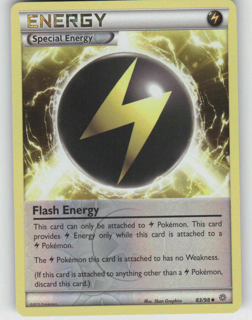 Flash Energy Reverse Holo Uncommon XY - Ancient Origins 83/98 NM