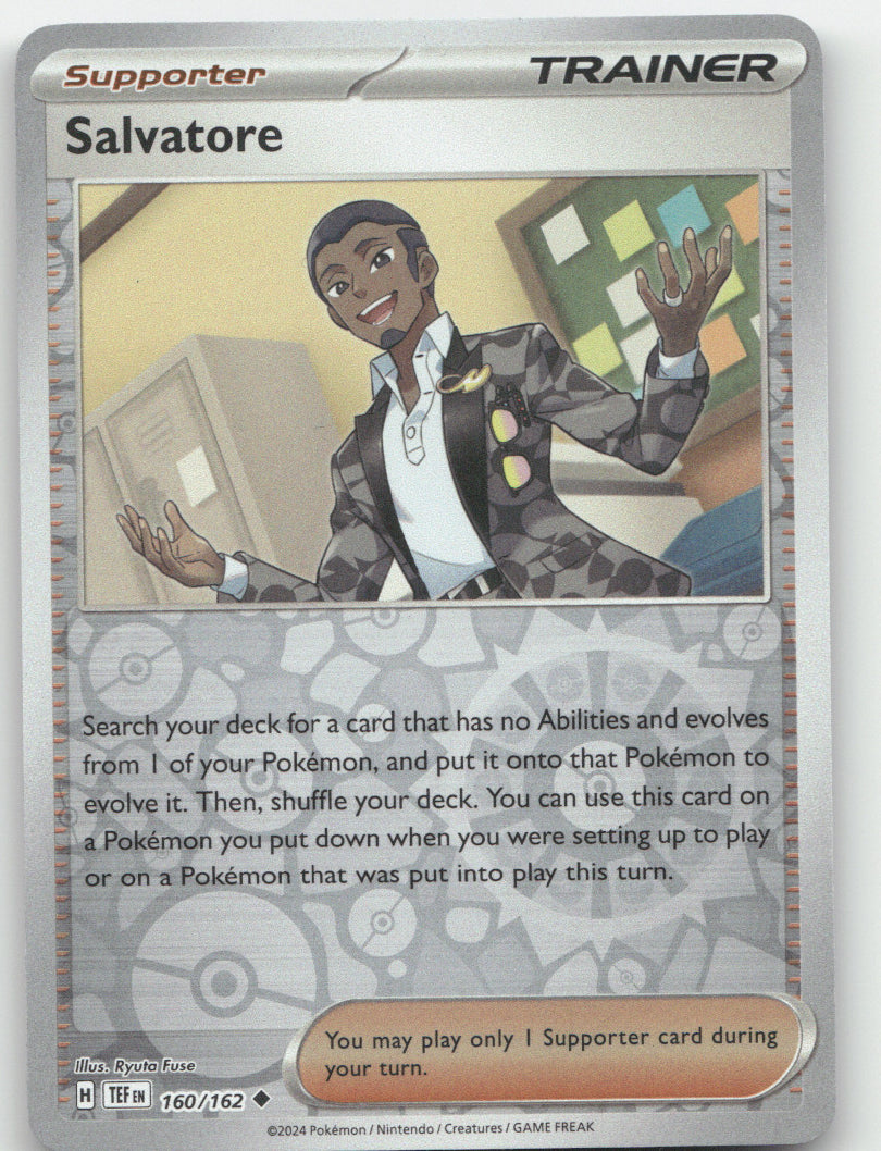 Salvatore - Reverse Holo Uncommon SV05: Temporal Forces 160/162 NM