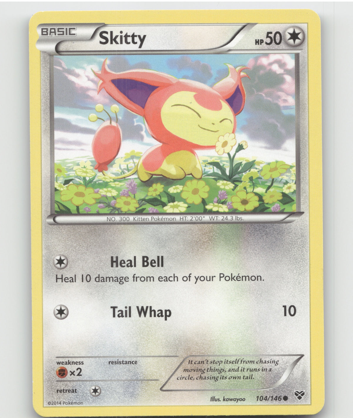 Skitty Common XY Base Set 104/146 LP