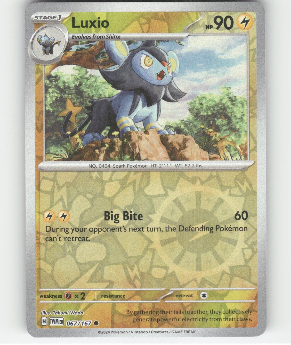 Luxio Common SV06: Twilight Masquerade 067/167 NM