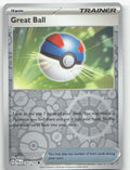 Great Ball Reverse Holo Common SV02: Paldea Evolved 183/193 NM