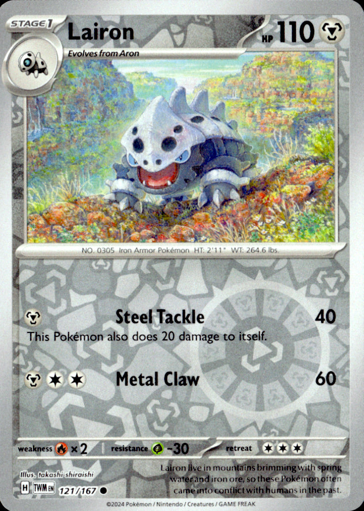 Lairon Reverse Holo Common SV06: Twilight Masquerade 121/167 NM