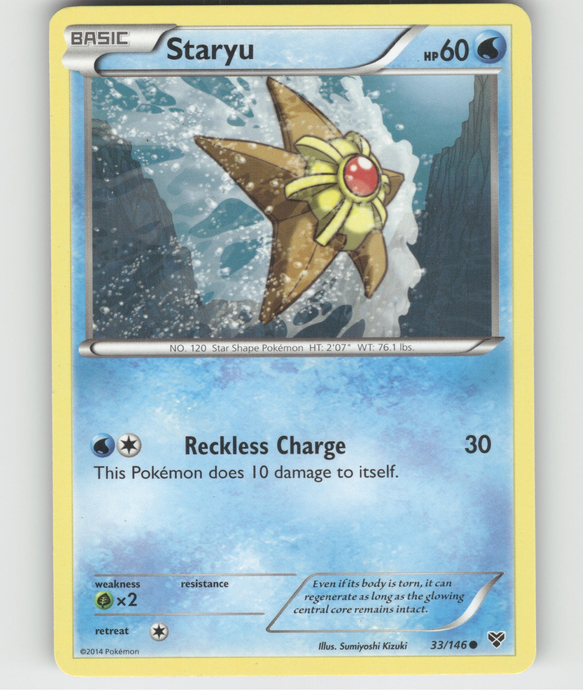 Staryu Common XY Base Set 33/146 LP