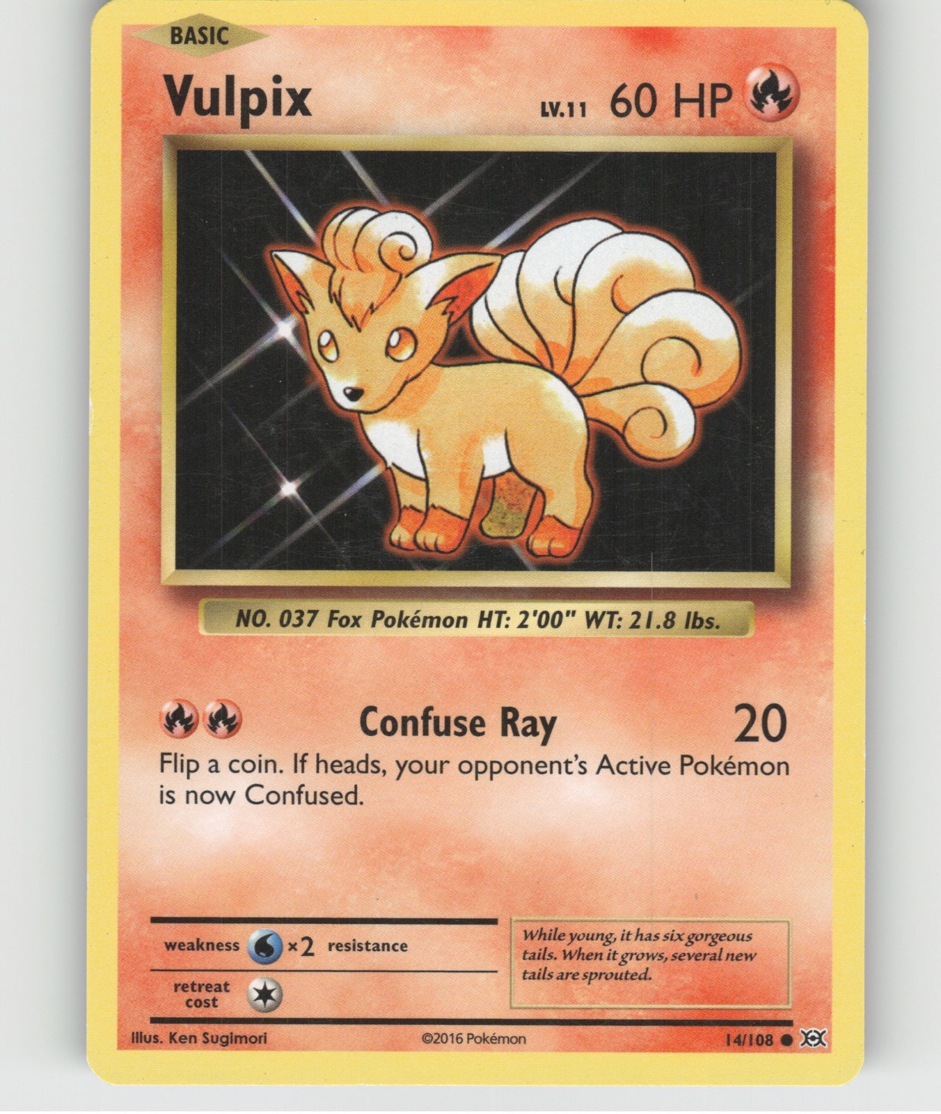 Vulpix Common XY - Evolutions 14/108 NM