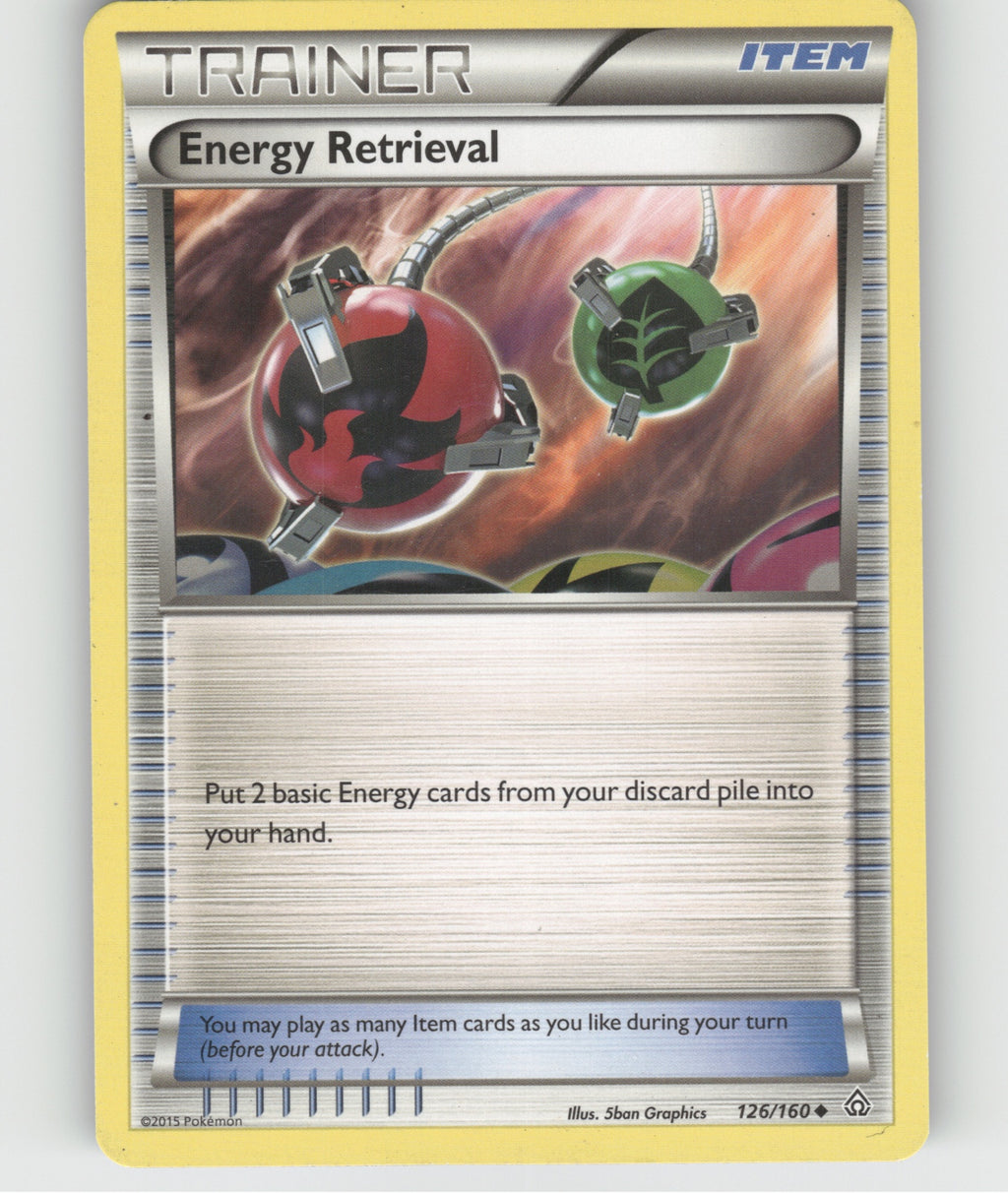 Energy Retrieval Uncommon XY - Primal Clash 126/160 NM