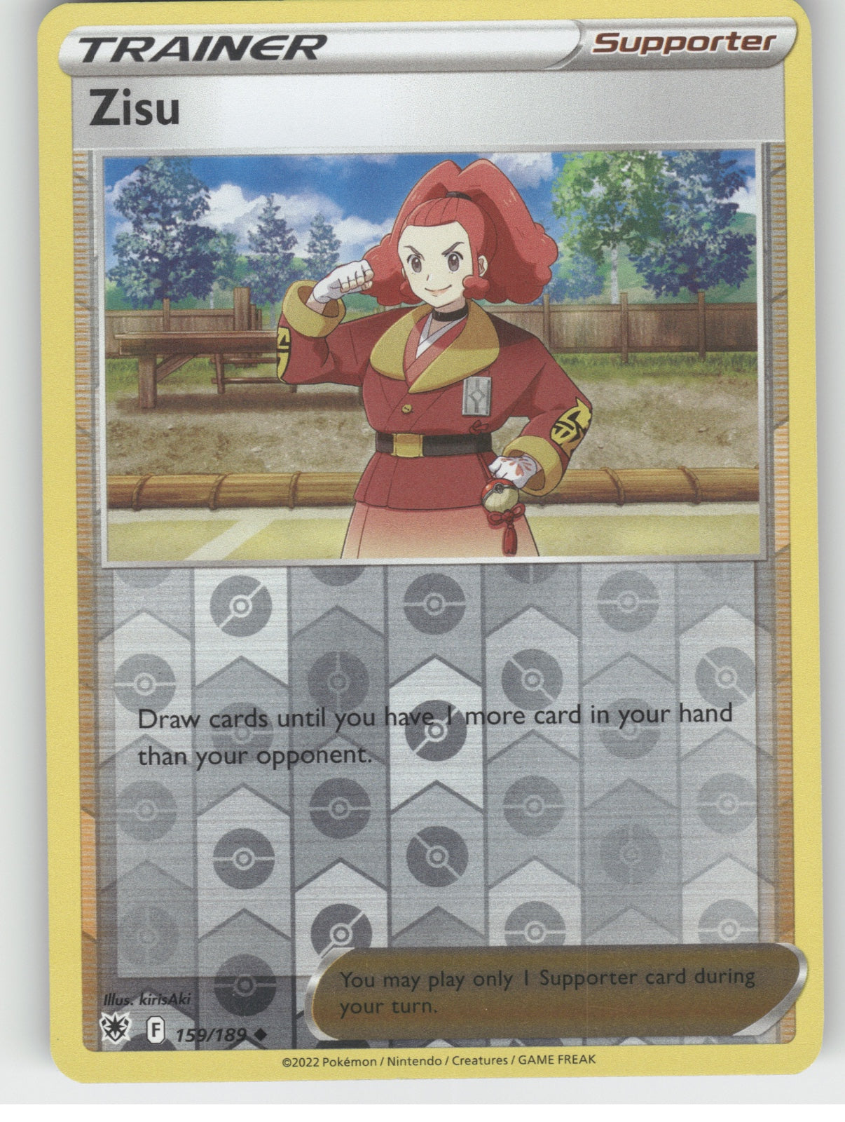 Zisu Reverse Holo Uncommon SWSH10: Astral Radiance 159/189 NM