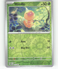 Weedle Reverse Holo Common SV: Scarlet & Violet 151 013/165 NM