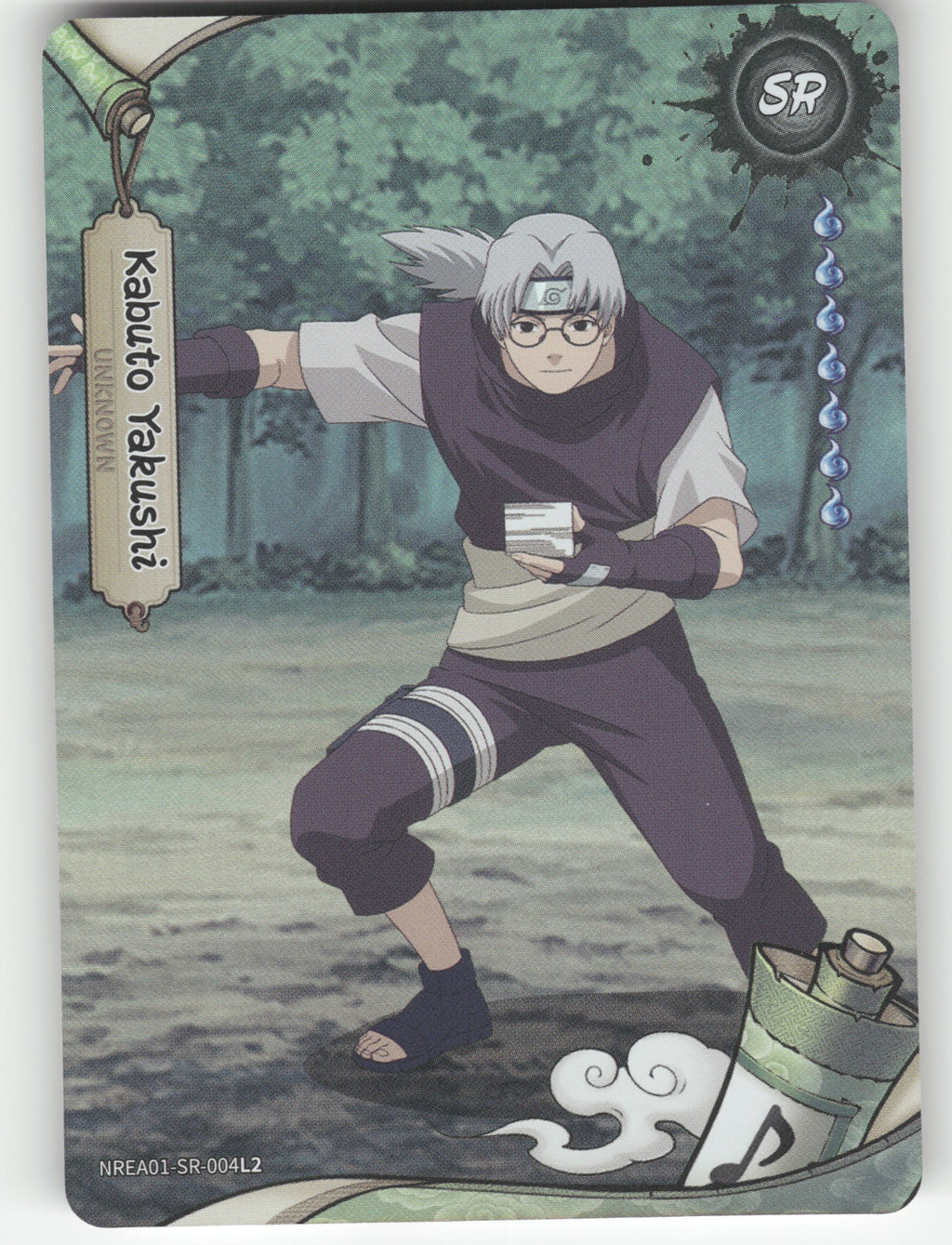 Kabuto Yakushi Base SR Earth Scroll Series 1 004L2 NM front