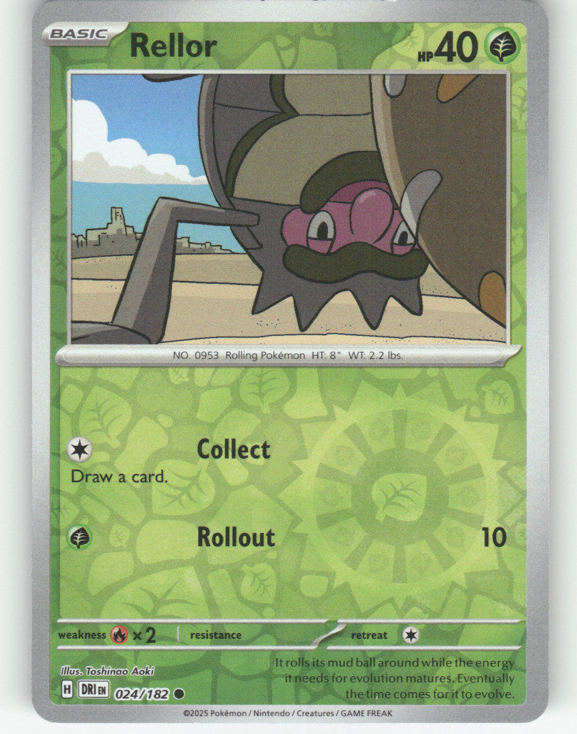 Rellor Reverse Holo Common SV10: Destined Rivals 024/182 NM