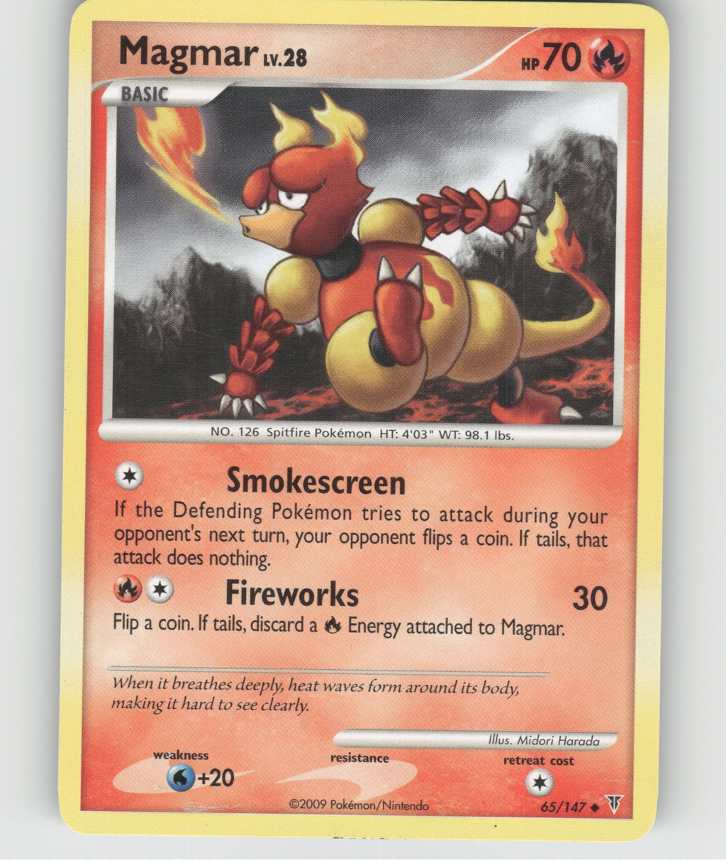 Magmar Uncommon Supreme Victors 65 NM