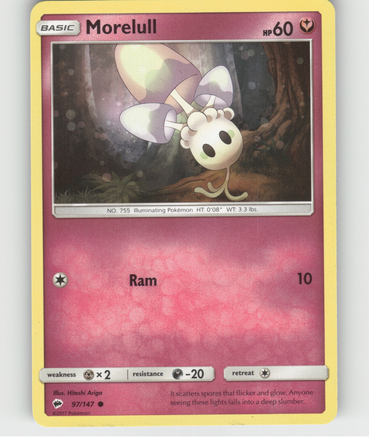 Morelull Common SM - Burning Shadows 97/147 NM