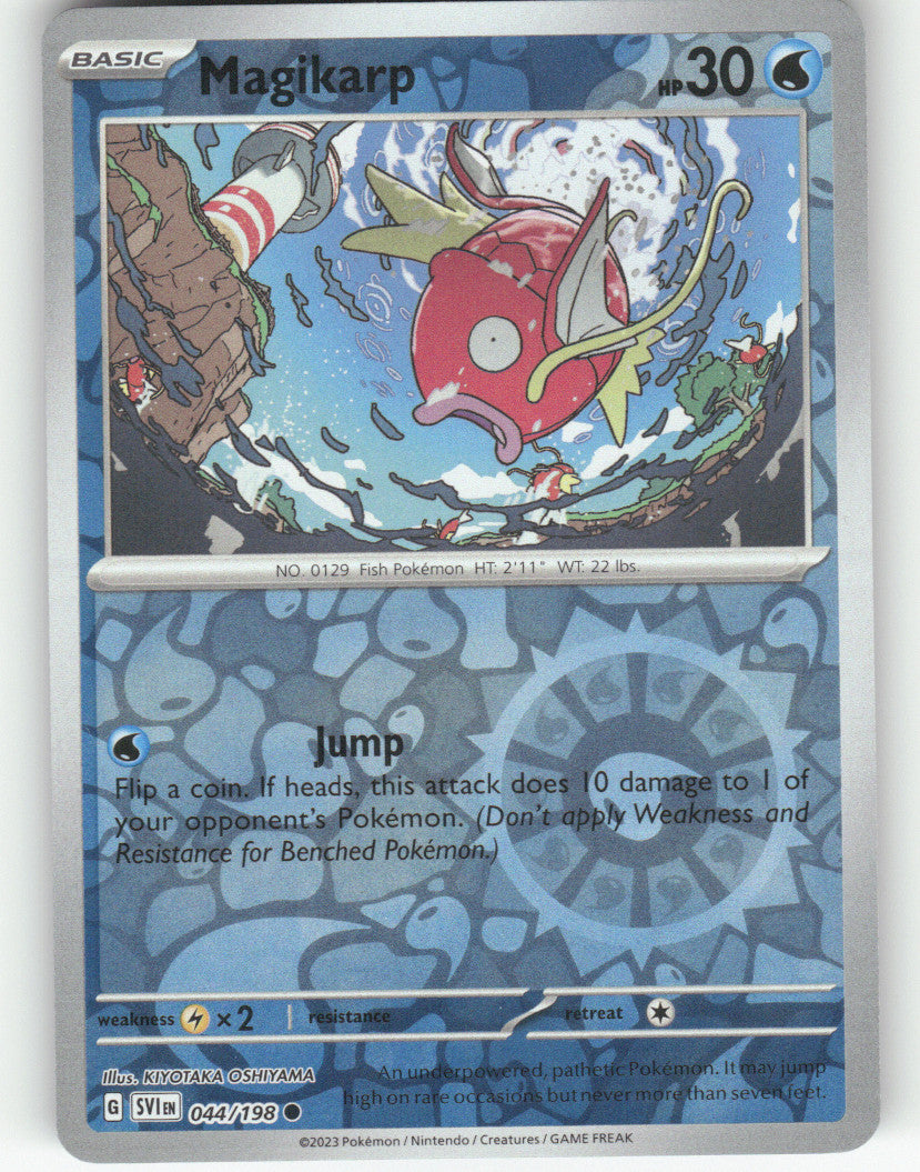 Magikarp Reverse Holo Common SV01: Scarlet & Violet Base Set 044/198 NM