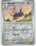 Herdier Reverse Holo Common SV: White Flare 075/086 NM