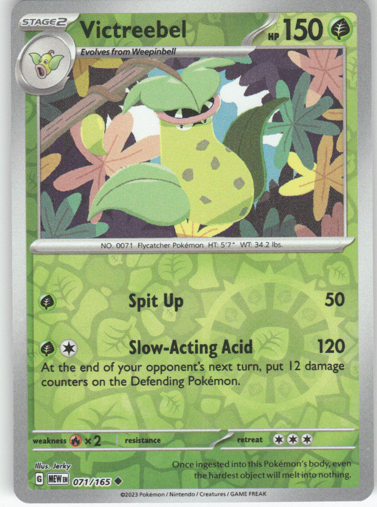 Victreebel Reverse Holo Uncommon SV: Scarlet & Violet 151 071/165 NM