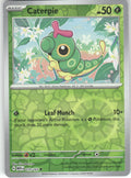 Caterpie Reverse Holo Common SV: Scarlet & Violet 151 010/165 NM