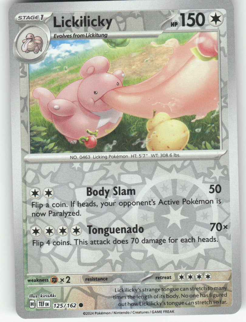Lickilicky Reverse Holo Common SV05: Temporal Forces 125/162 NM