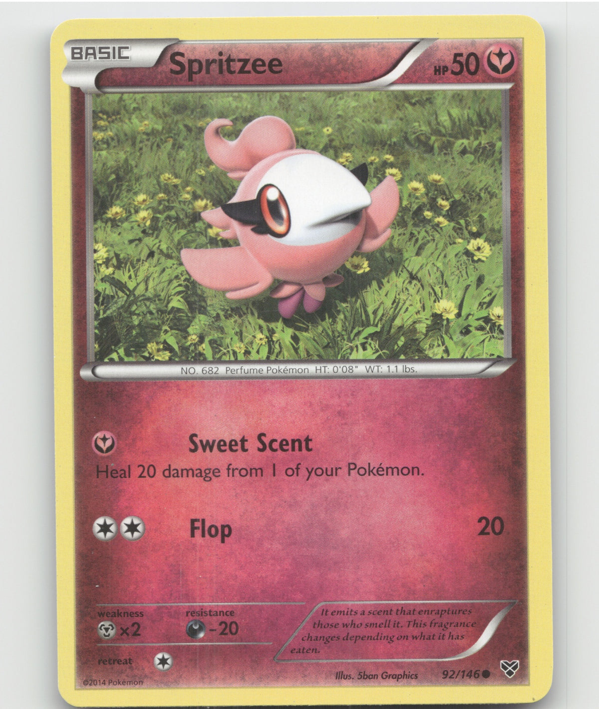 Spritzee Common XY Base Set 92/146 LP