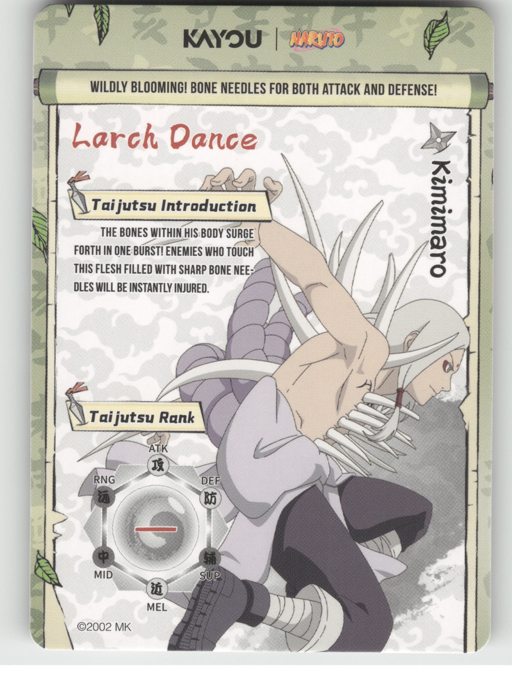 Kimimaro Base SSR Earth Scroll Series 2 007L3 NM back